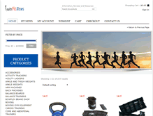 Tablet Screenshot of healthfitnews.com
